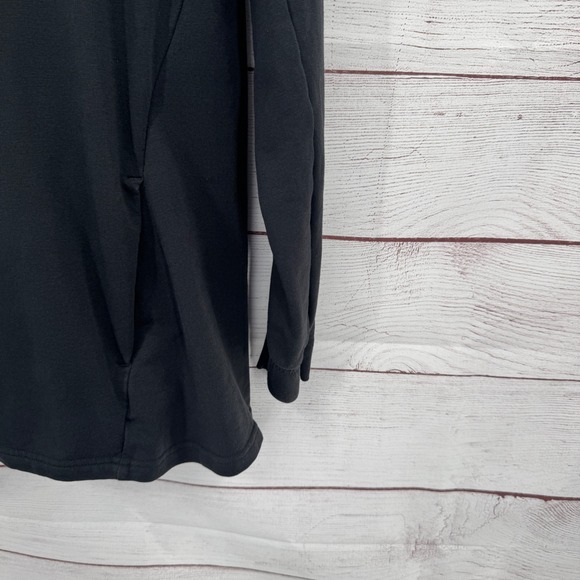 Gymshark Shirt Small Pullover Hoodie Lightweight‎ Training Gym Activewear Black - Picture 3 of 8